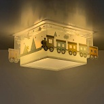 Stropná detská lampa Dalberský nočný vlak, kód svietidla 10000751_Svetlá.sk.