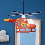 Závesná detská lampa Hubert, letiaca helikoptéra, kód svietidla 7001006_Svetlá.sk.
