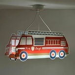 Závesná detská lampa Požiarnické auto Dalber, kód svietidla 10000734.