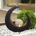 Solárne lampy a svetlá-LED solárne dekoračné svetlo Adem etno štýl 30,5cm.