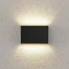 Solárne lampy a svetlá-Vonkajšie nástenné svietidlo Lindby LED Jarte, 20 cm.