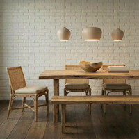 Škandinávsky štýl osvetlenia obývačky.