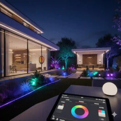 Smart Home inteligentné osvetlenie domu a záhrady