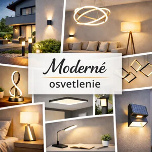 Moderné osvetlenia celého domu, bývania a záhrady_Svietidlá-lampy.sk
