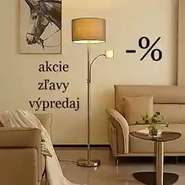 Akcie a výpredaj svietidie, lámp a lustrov Lumories.